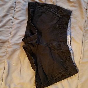 Aeropostale black khaki low rise shorts